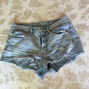 BDG 28W Denim, midrise cutoffs
